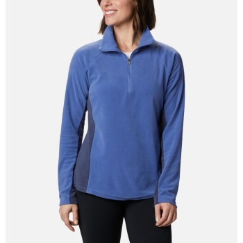 Columbia Glacial IV Half Zip Fleece, Sudaderas Azul Marino Para Mujer | 237461-DFH